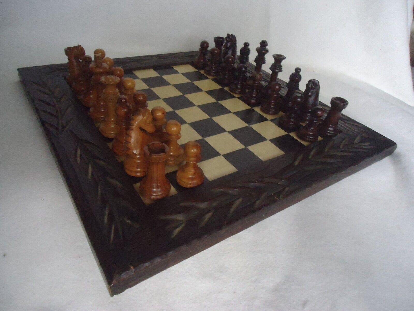 Ajedrez Stanton Escardibal Chess Set Stanton Numero 4 Wood